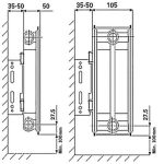 Θερμαντικό Σώμα Panel Τύπος 33 (ισχύς 2729 Kcal/h) - Image 2